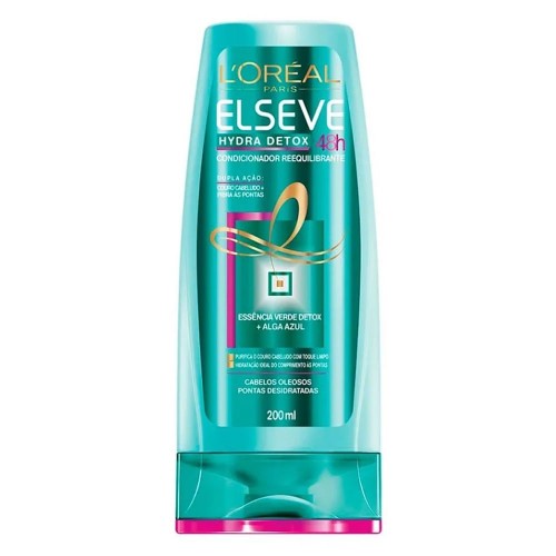 Condicionador Elseve Hydra Detox 48h Reequilibrante com 200ml