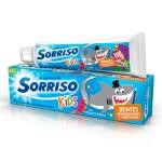 Gel Dental Sorriso Kids com Flúor Sabor Melancia Mágica Personagens Sortidos 50g