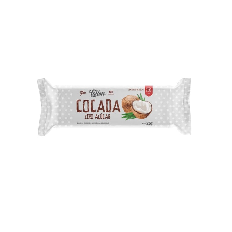 Cocada Latam Zero açúcar 22g