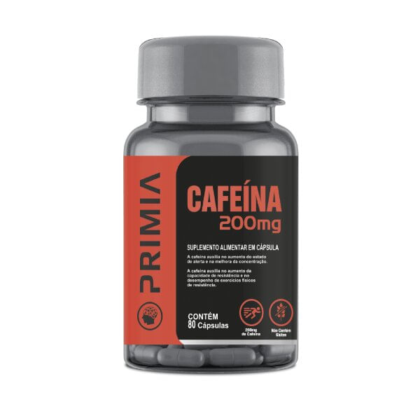 Primia Cafeina C/80 Cápsulas 200Mg