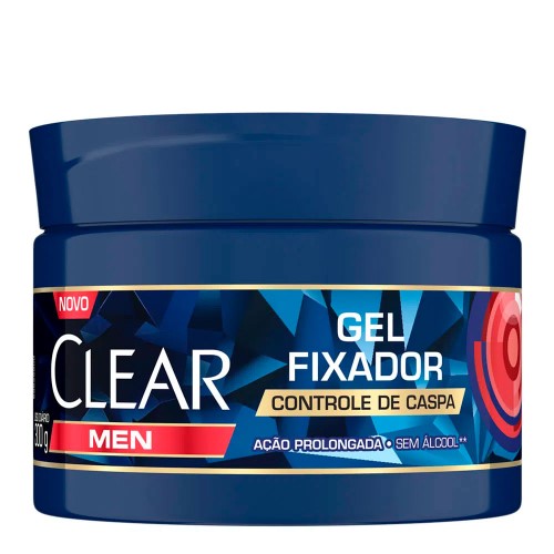 Gel Fixador Clear Men Controle De Caspa 300g