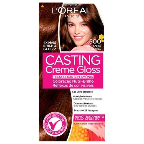 Tintura Loreal Casting Creme Gloss 500 - Castanho claro