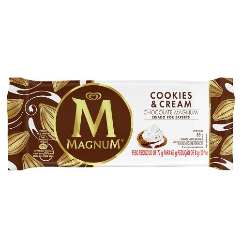 Picolé Kibon Magnum Cookies & Cream