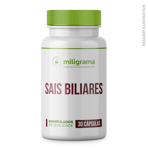 Sais Biliares 300mg 30 Cápsulas