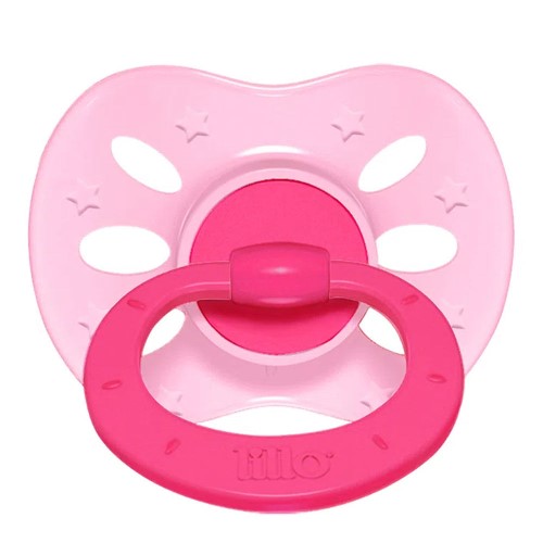 Chupeta Lillo Extra Air Silicone Ortodôntico Tamanho 2 Rosa