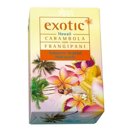 Sabonete Vegetal Hidratante Hawaii Exotic 170g - Davene