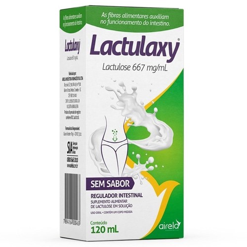 Lactulose Lactulaxy Sem Sabor Airela 120ML