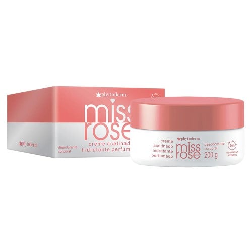 Creme Acetinado Hidratante Phytoderm Miss Rose