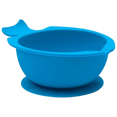 Bowl de Silicone Buba Baby com Ventosa Azul com 1 unidade