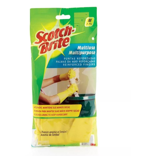 Luva 3M Scotch Brite Multiuso amarela M