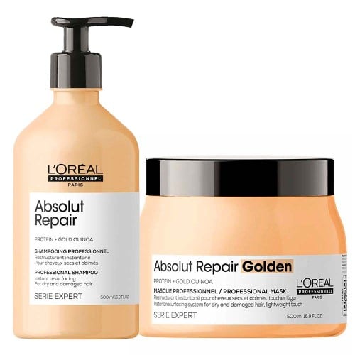 L`oréal Professionnel Absolut Repair Kit Shampoo + Máscara Light 