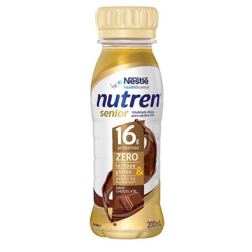 Suplemento Alimentar Nutren Senior Nestlé Chocolate 200ml