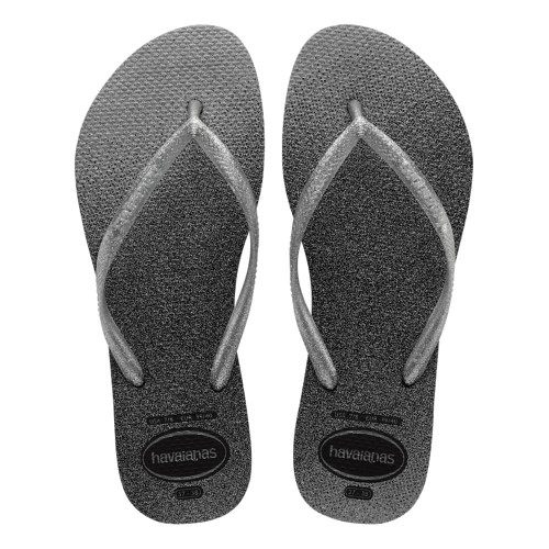 Sandália Havaianas Slim Gloss Preto Tamanho 41/42 1 Par