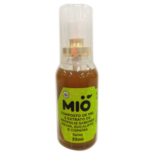 Composto de Mel e Extrato de Própolis Mió Sabor Malva, Eucalipto e Copaíba Spray 35ml