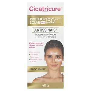 Protetor Solar Cicatricure Fps 50 Matte 40g