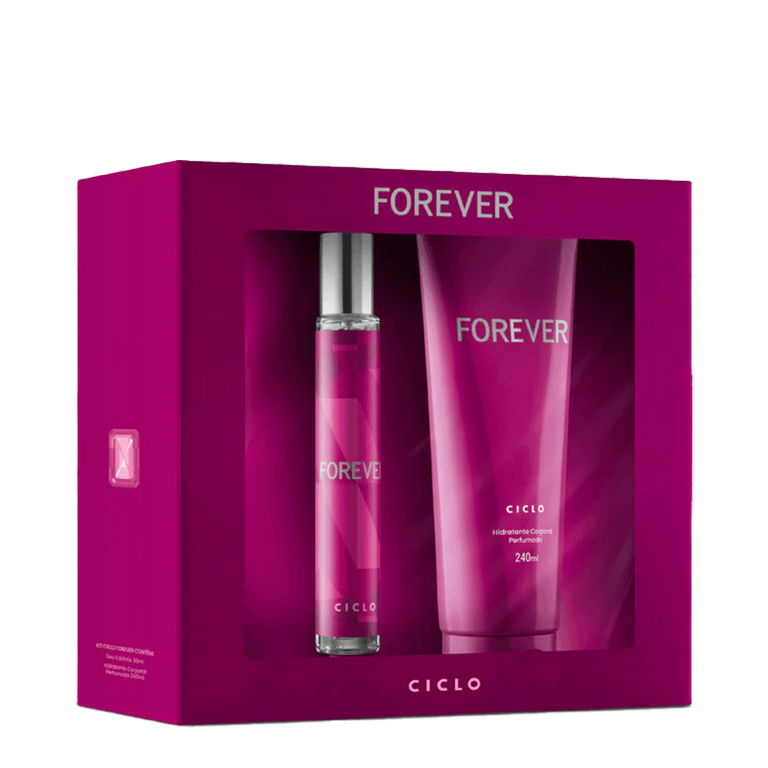 Conjunto Forever Feminino - Deo Colônia 30ml + Loção Hidratante 240ml