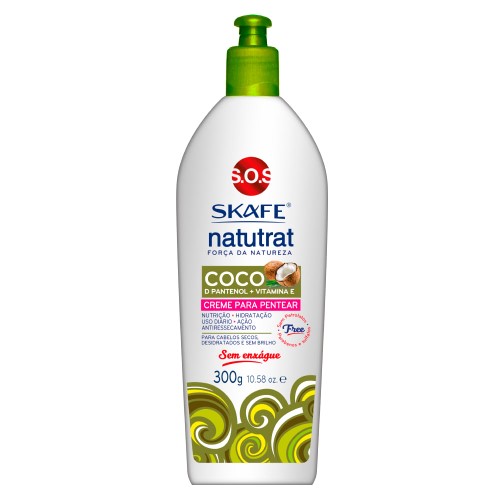 Skafe Naturat SOS Força da Natureza - Creme para Pentear Coco