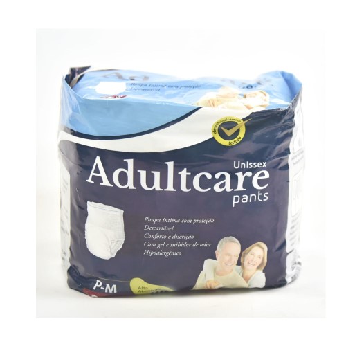 Fralda Adultcare Pants P/M 8 unidades