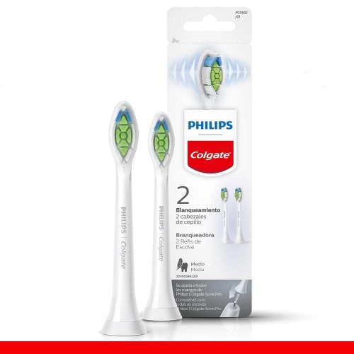 Refil Para Escova Dental Elétrica Colgate Philips S50 Whitening 2 Unidades