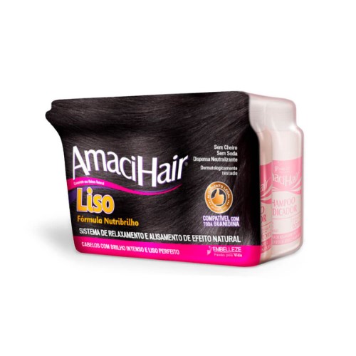 Creme de Relaxamento AmaciHair Liso com 200g