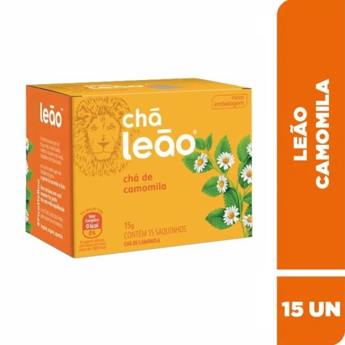 Chá Matte Leão de Camomila 15 Sachês de 15g