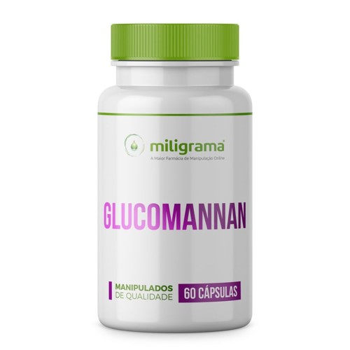 Glucomannan 500mg 60 Cápsulas