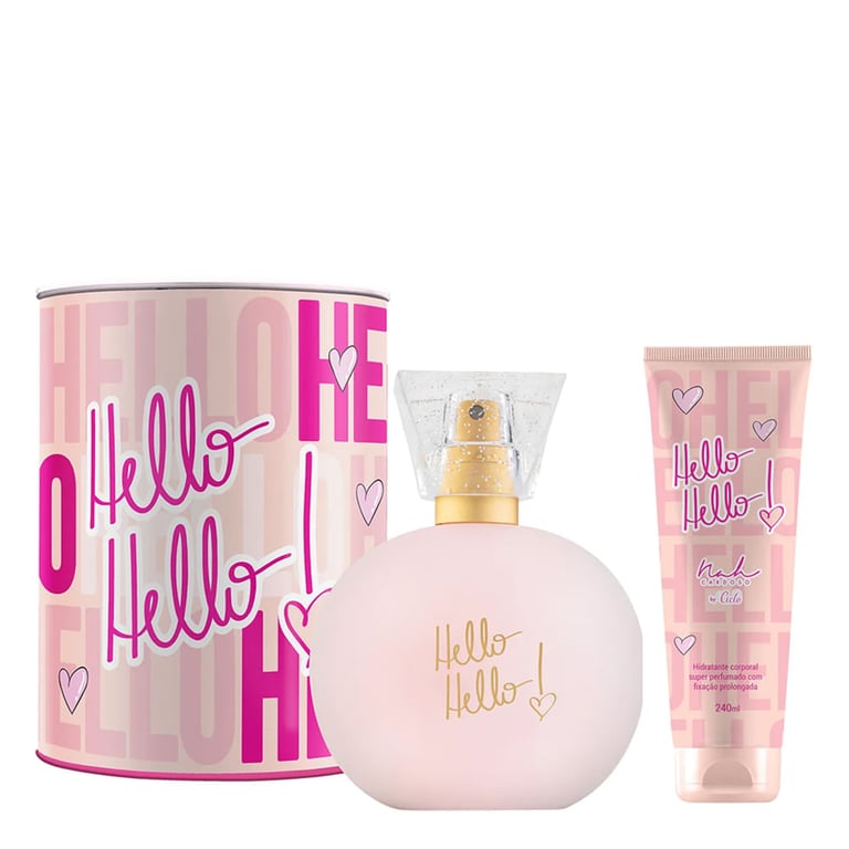 Hello Hello by Nah Cardoso Ciclo Cosméticos - Perfume Feminino + Loção Corporal