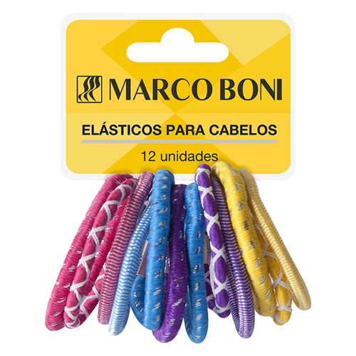 Elásticos para Cabelo sem Metal Marco Boni Colors Fashion