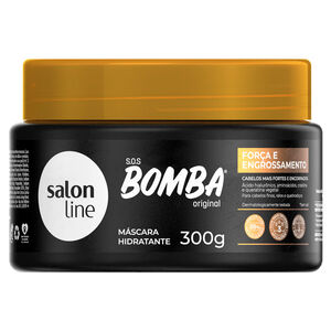 Máscara Hidratante Salon Line S.O.S Bomba Original Força e Engrossamento 300g