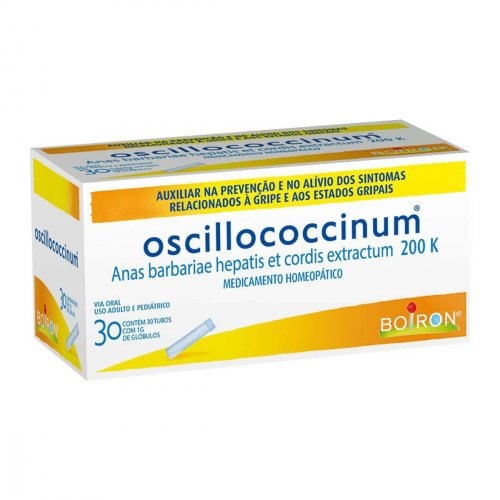 Oscillococcinum 200k Boiron 30 Tubos