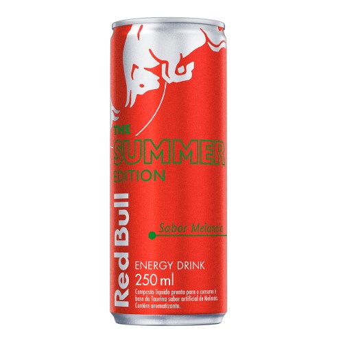 Energético Red Bull The Summer Edition Sabor Melancia com 250ml