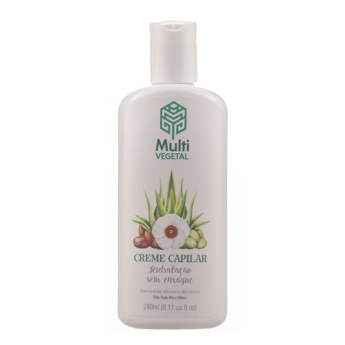 Creme Natural de Oliva com Argan 240ml – Multi Vegetal