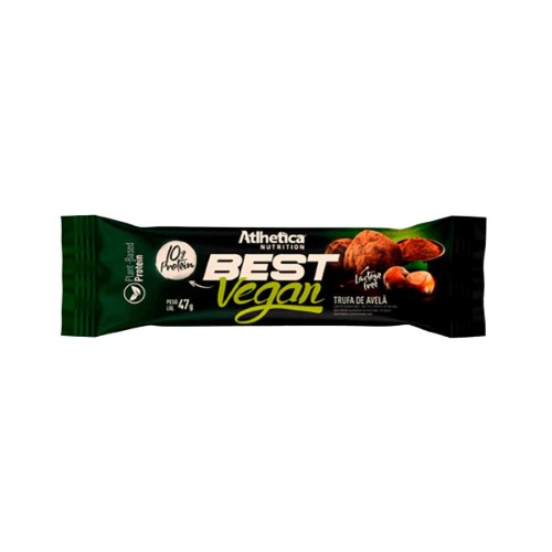 Barra de Proteína Best Vegan Bar Trufa de Avelã Atlhetica Nutrition 47g