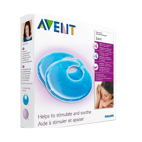 Disco Térmico para Seios Avent Thermopads Azul com 1 par