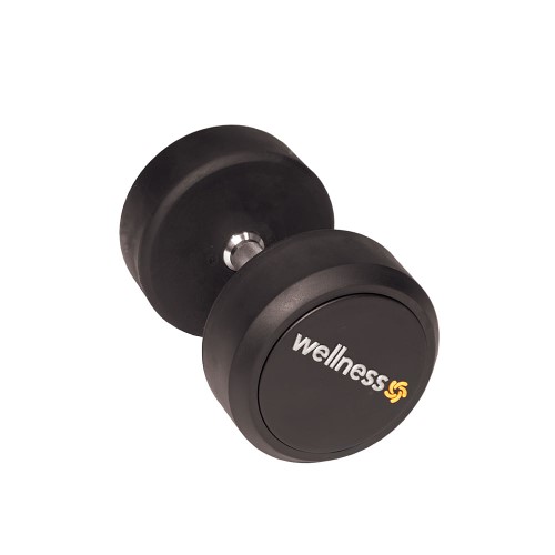 Dumbell Emborrachado Deluxe 22 kg Wellness - WK121