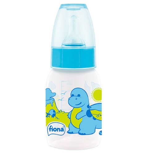 Mamadeira Fiona Azul Silicone 120Ml