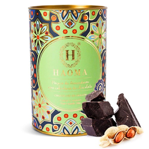 Paçoca Haoma com Chocolate Zero Açúcar 10 Unidades