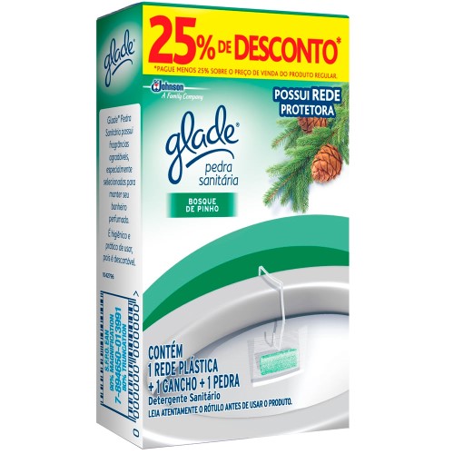 Pedra Sanitária Glade Pinho 25g