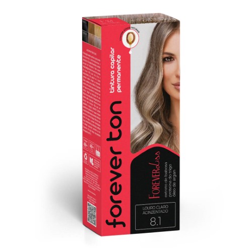 Tinta de Cabelo Loiro Acinzentado 8.1 Forever Ton