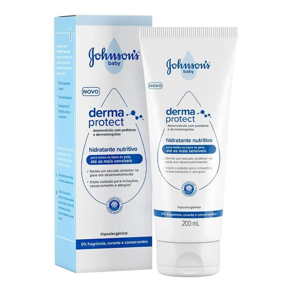 Hidratante Nutritivo Derma Protect Johnsons Baby 200ml