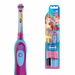 Escova Dental Eléctrica Oral-B Disney Princess + 2 Pilhas AA