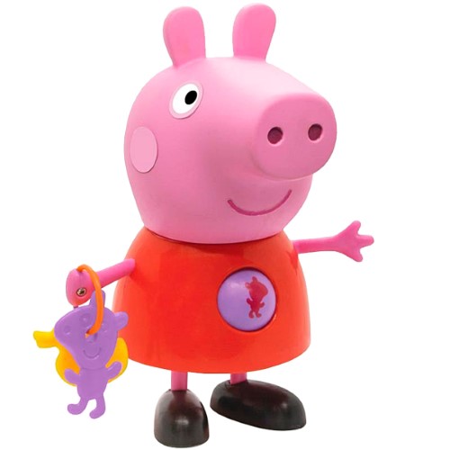 Boneco Peppa Pig Atividades em Vinil 24cm (24m+) - Elka