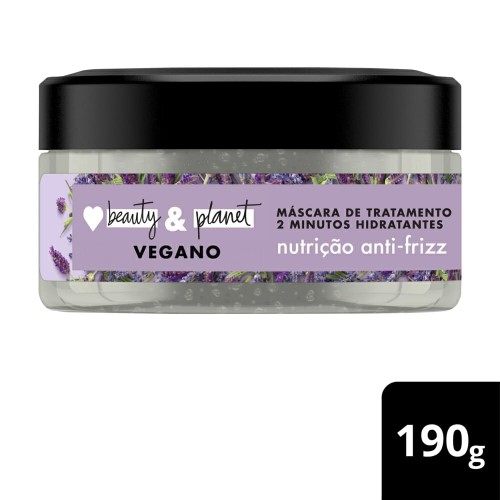 Máscara de Tratamento Love, Beauty And Planet Smooth And Serene Óleo de Argan e Lavanda com 190g