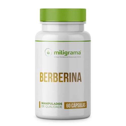 Berberina 500mg 60 Cápsulas