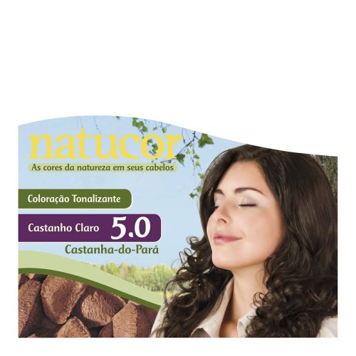 Tintura Suave Natucor Embelleze 5.0 Castanho Claro com 1 unidade