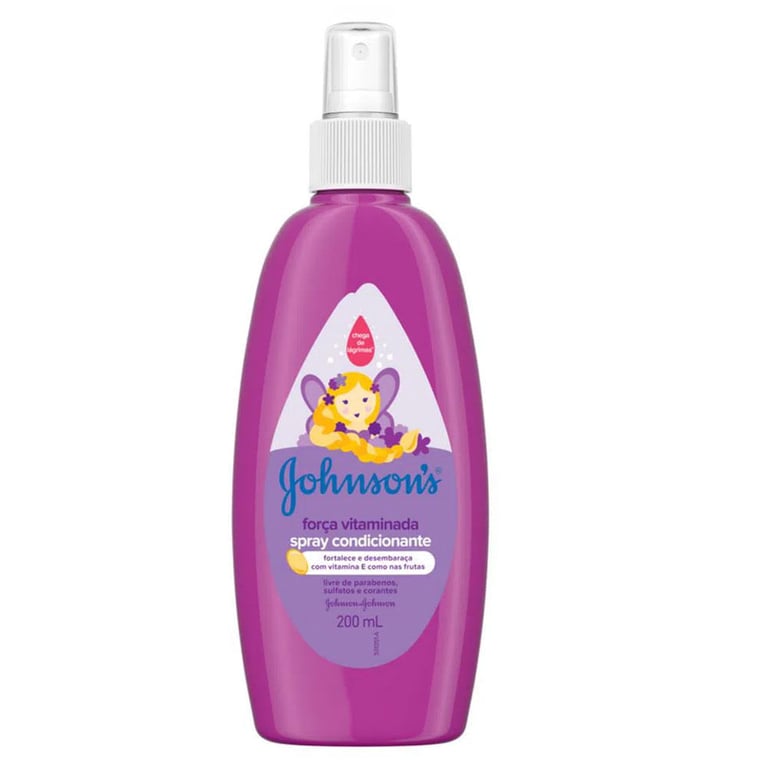 Spray Finalizador Infantil Johnson Força Vitaminada com 200ml