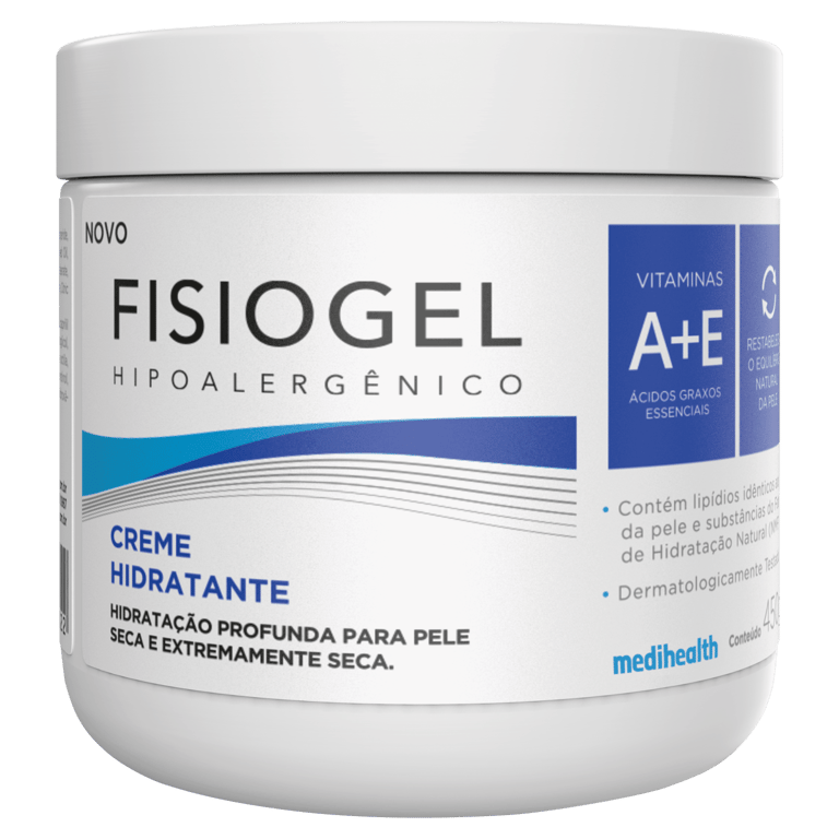 Creme Hidratante Fisiogel Hipoalergênico 450g