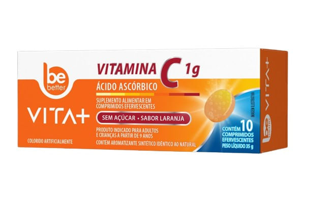 Vita Mais Vitamina C 1g 10unid Be Better