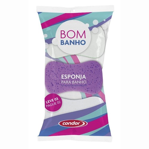 Esponja Para Banho Básica Condor - 8301 Leve 3 Pague 2