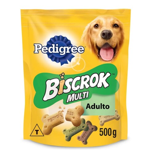 Biscoito Pedigree Biscrok Multi Adultos 500g